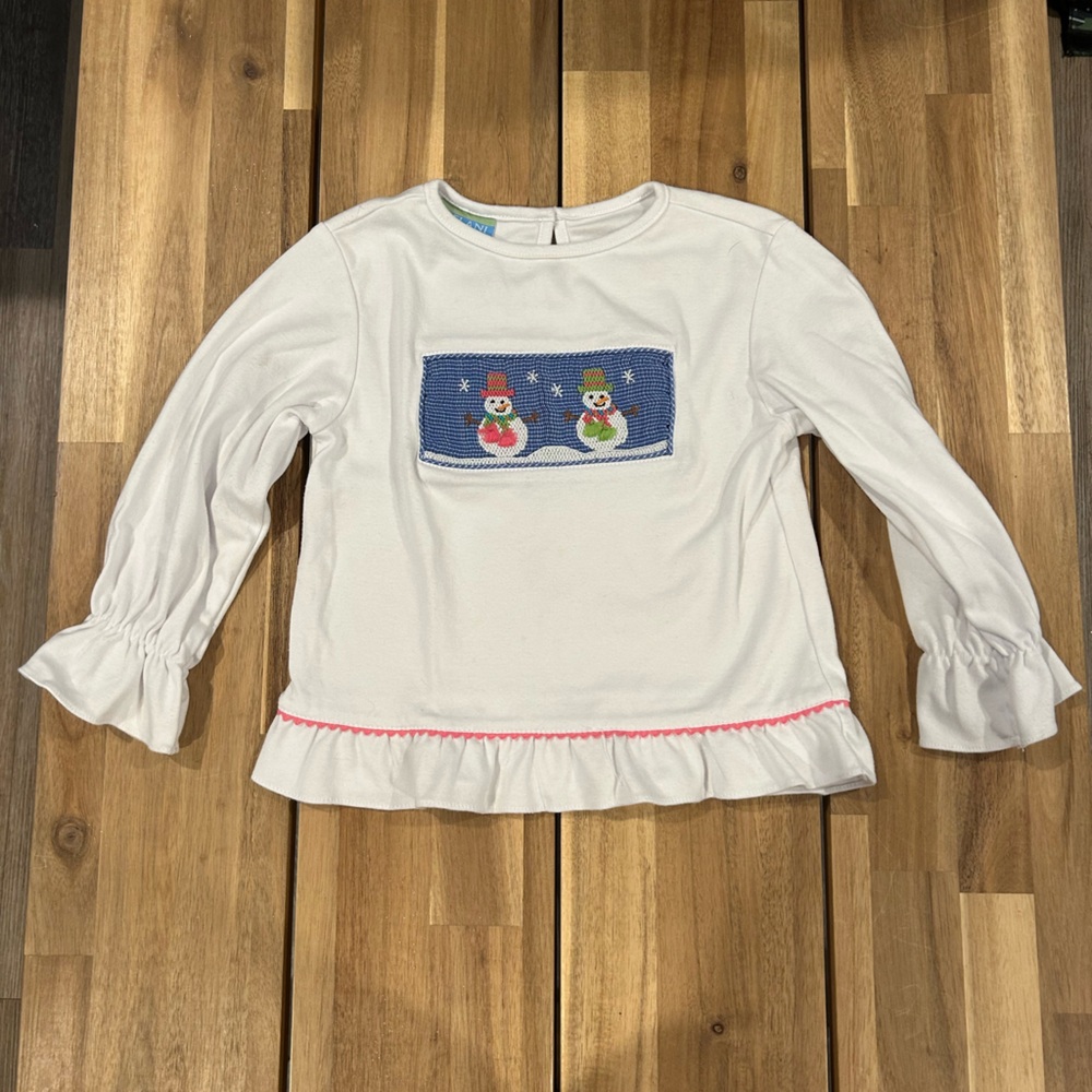 Girls long sleeve Christmas shirt